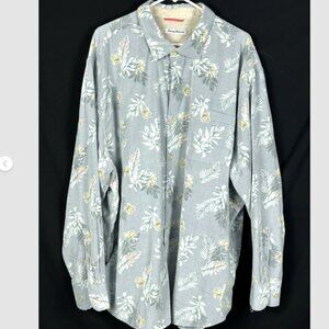 Tommy Bahama Hawaiian Coastline Cord Corduroy Shirt Men's size 3XL